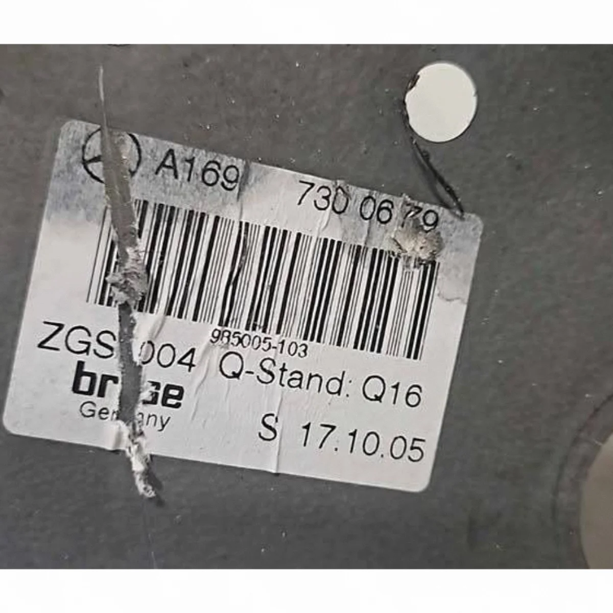 Ruitmechanisme Mercedes B W245 Rechts Achter image 3