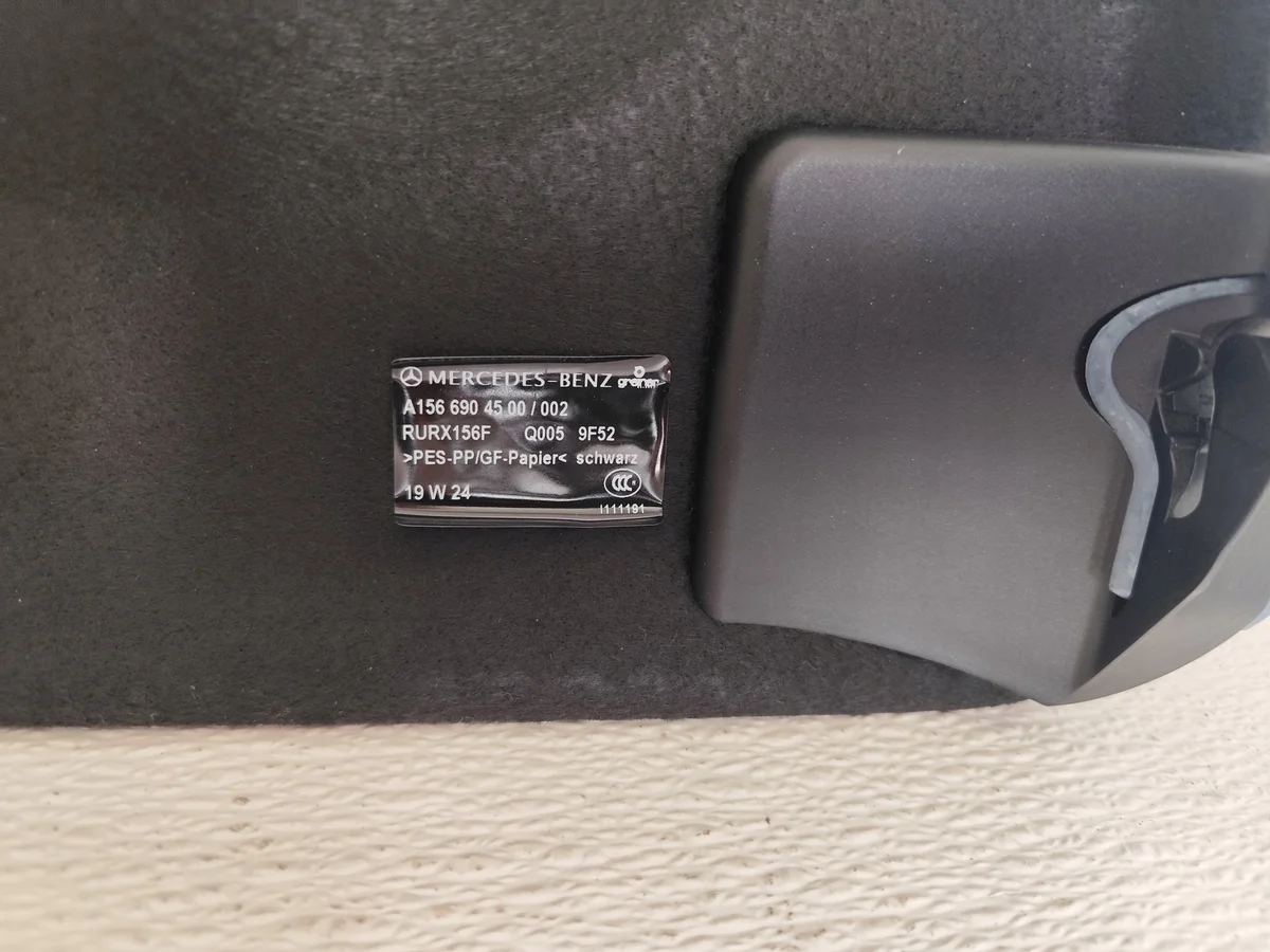 Ablage Kofferraum Mercedes GLA A1566904500 image 6