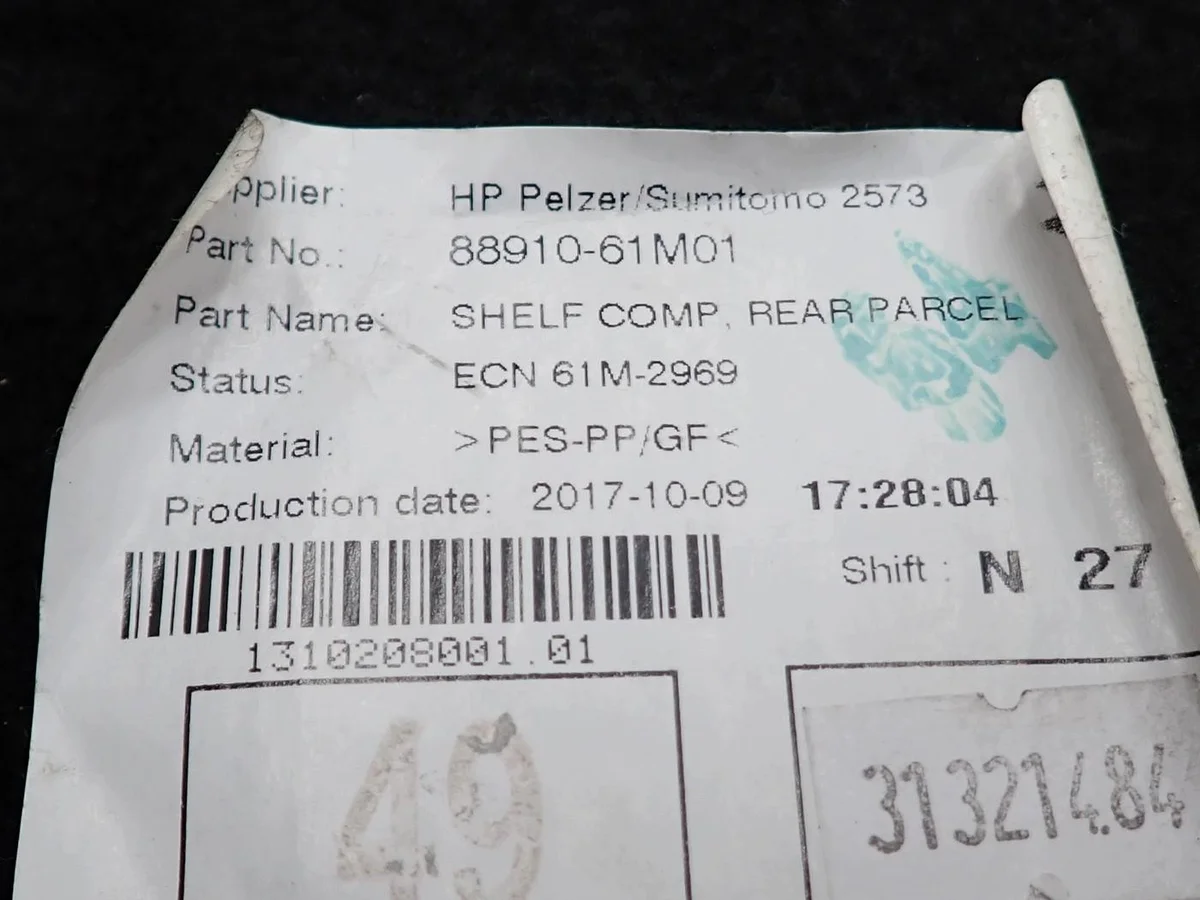 Ablage Rücksitz Suzuki SX4 S-CROSS 88910-61M01 image 3