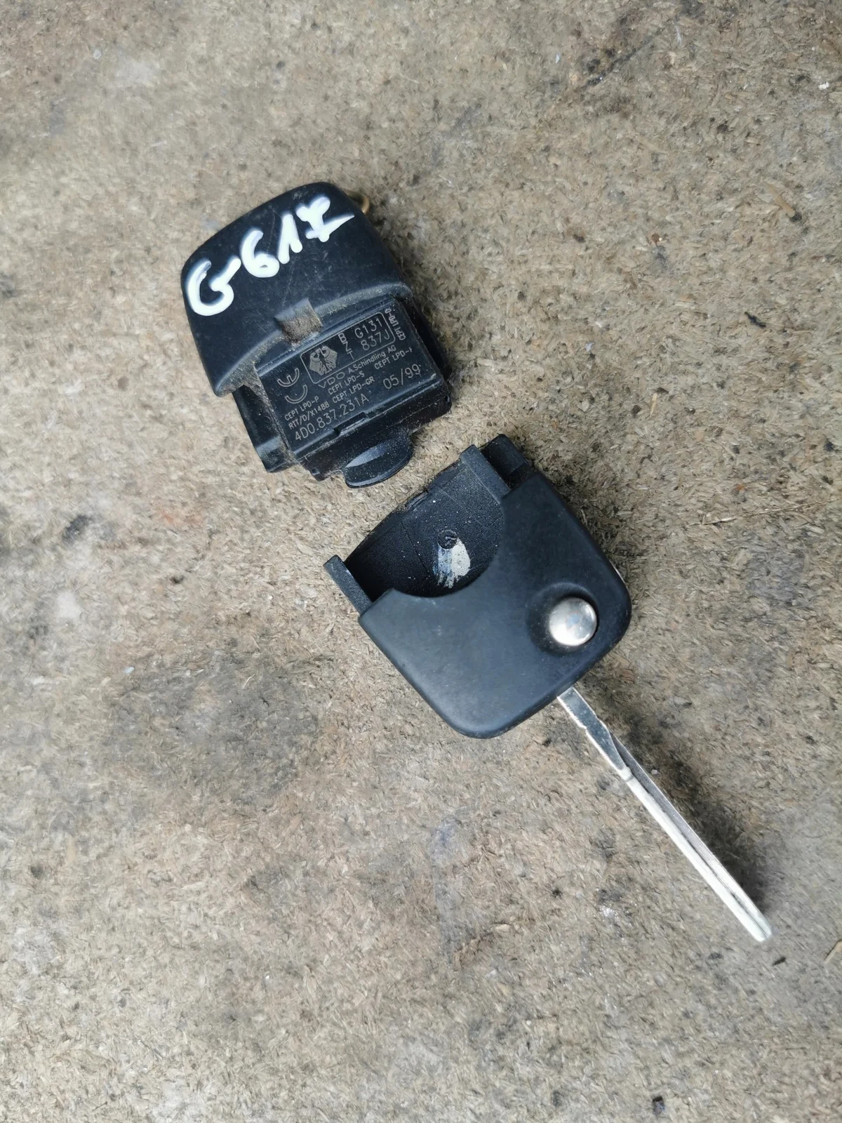 Sleutel Afstandsbediening Audi A3 A4 A6 A8 4D0837231A