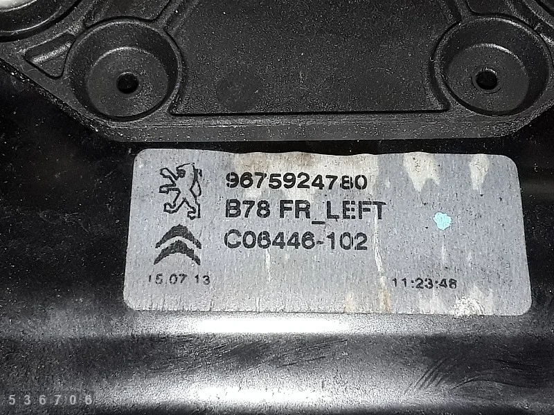 Regulador Vidro Citroen C4 II Picasso 9675924780 image 4