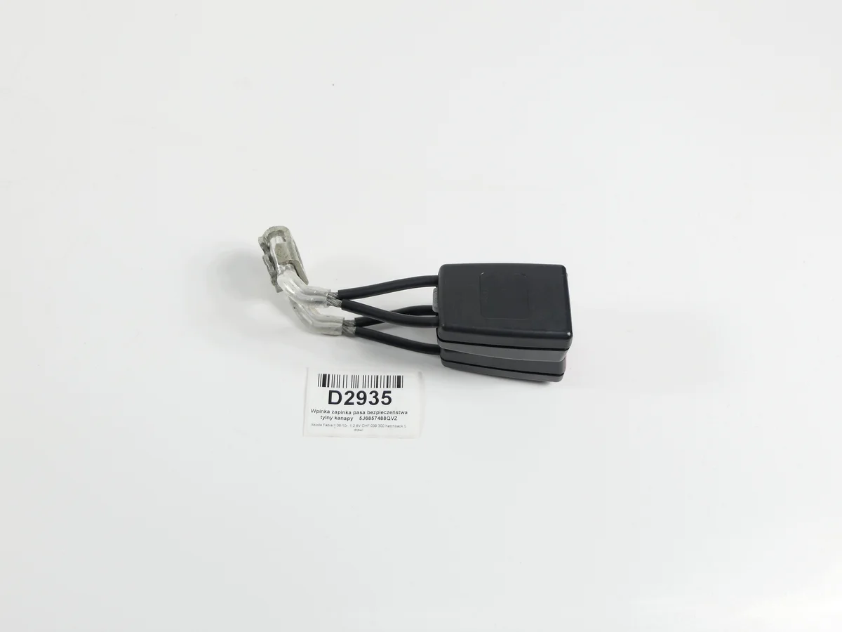 Skoda Fabia II takapenkin turvavyön kiinnike 5J6857488QVZ
