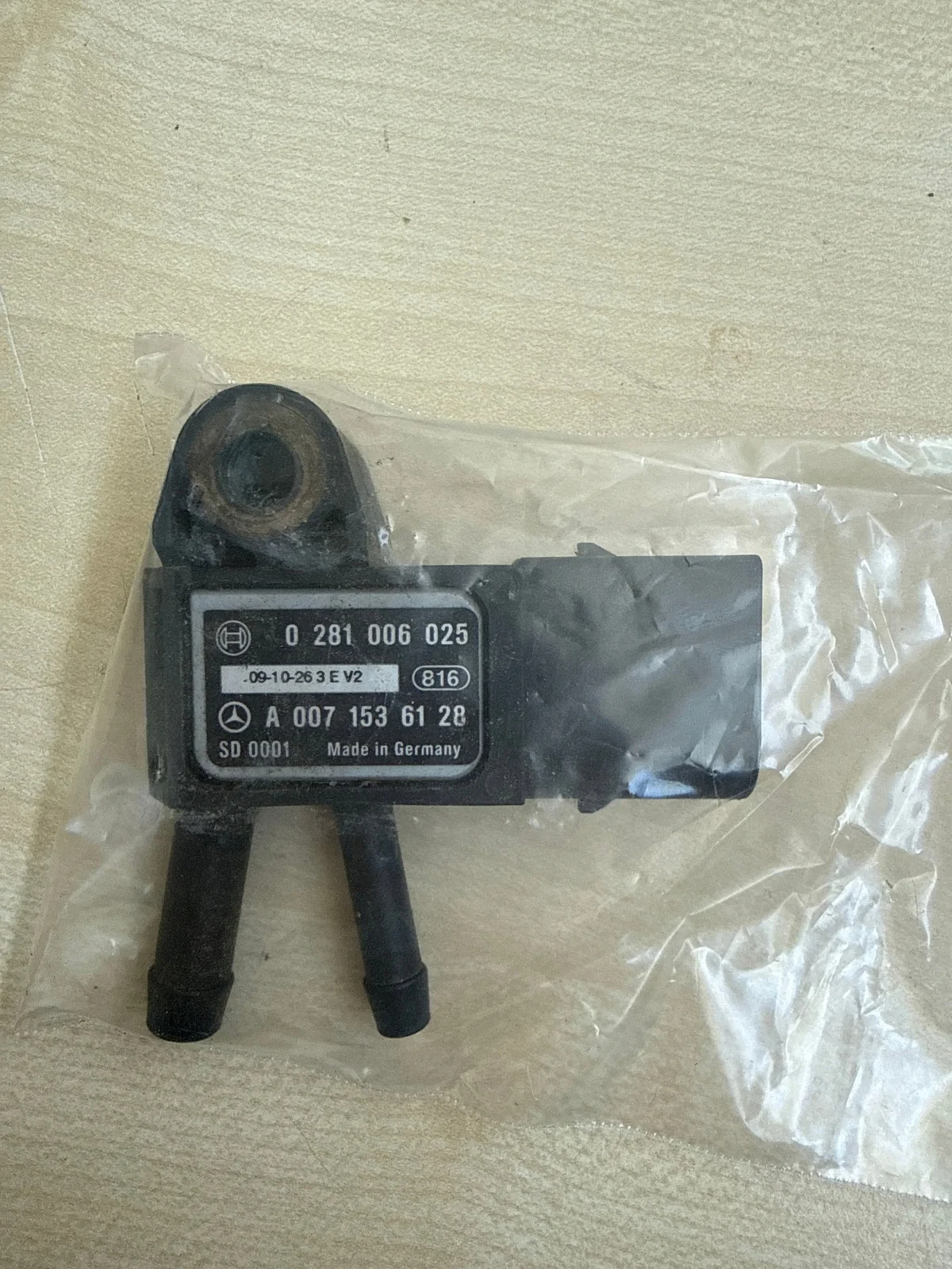Sensor Pressão Gases Escape Mercedes A0071536128