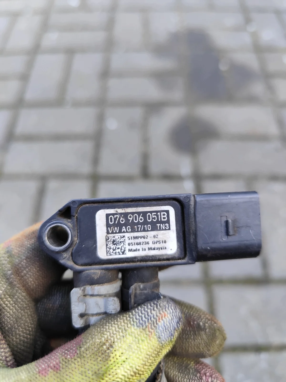 Avgassensor DPF 076906051B för VW/Audi image 3