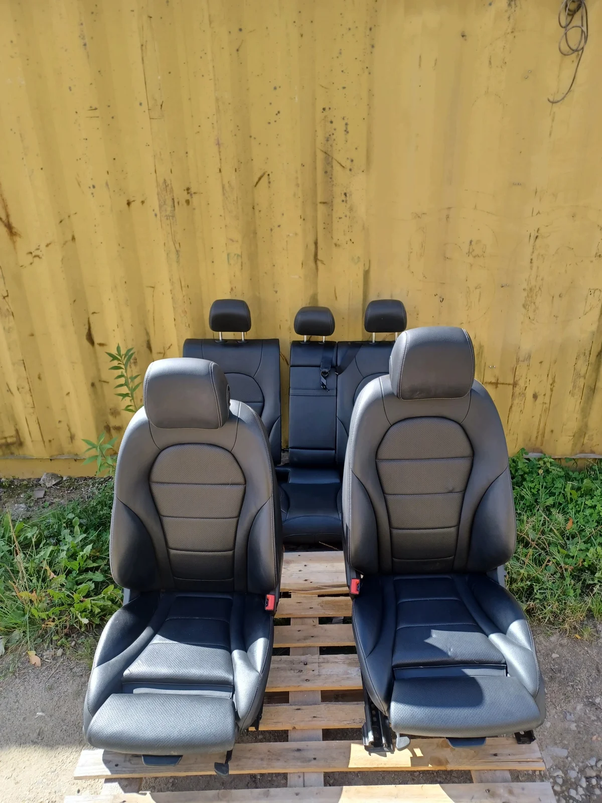 Asientos Mercedes W205 Kombi Cuero Calefactables