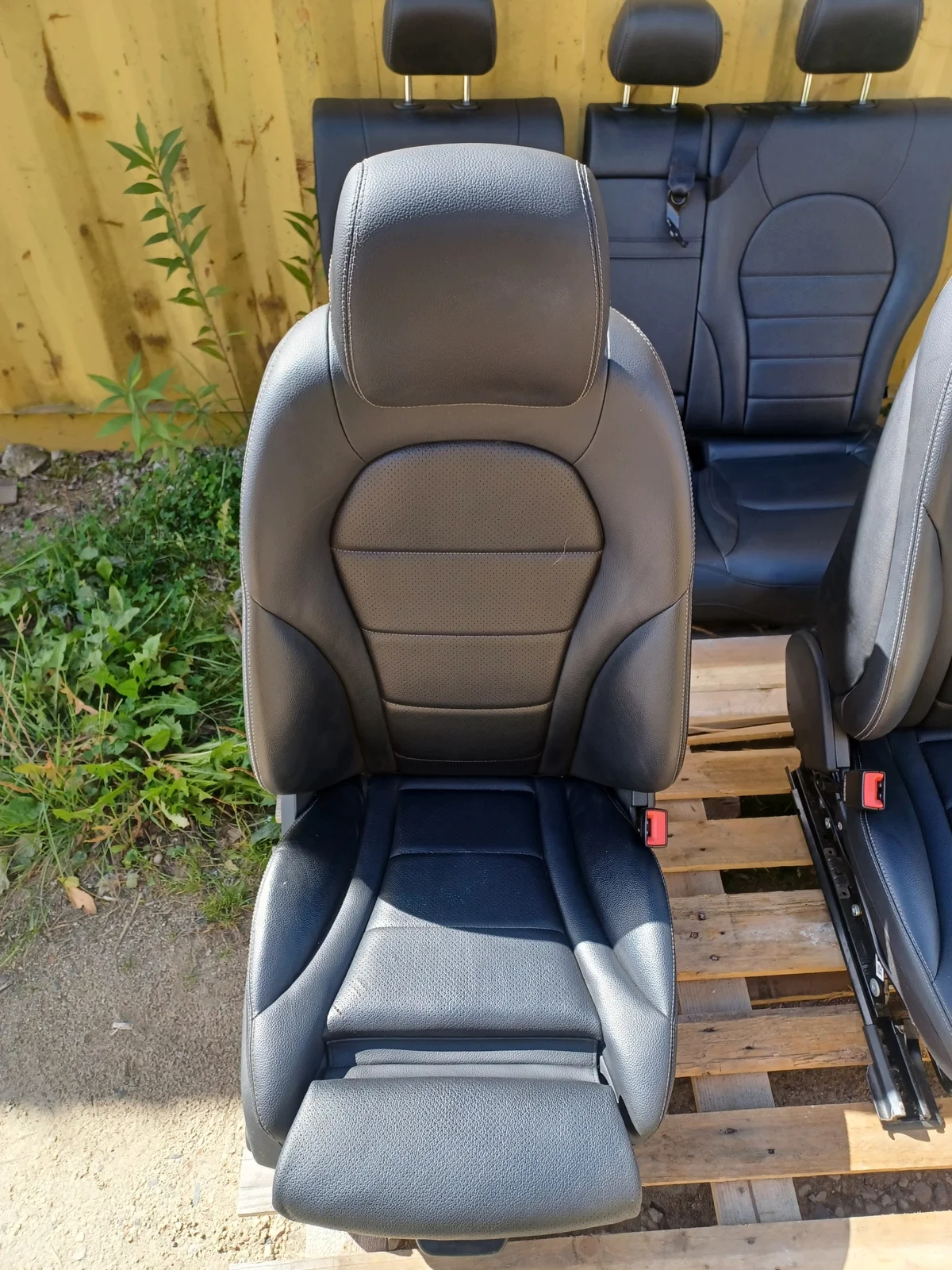 Säten Mercedes W205 Kombi Skinn Värme
