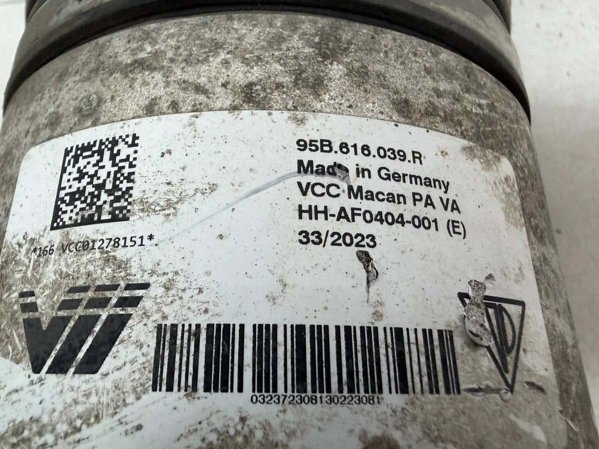 Ilmajousitus Porsche Macan 95B etu oikea image 3