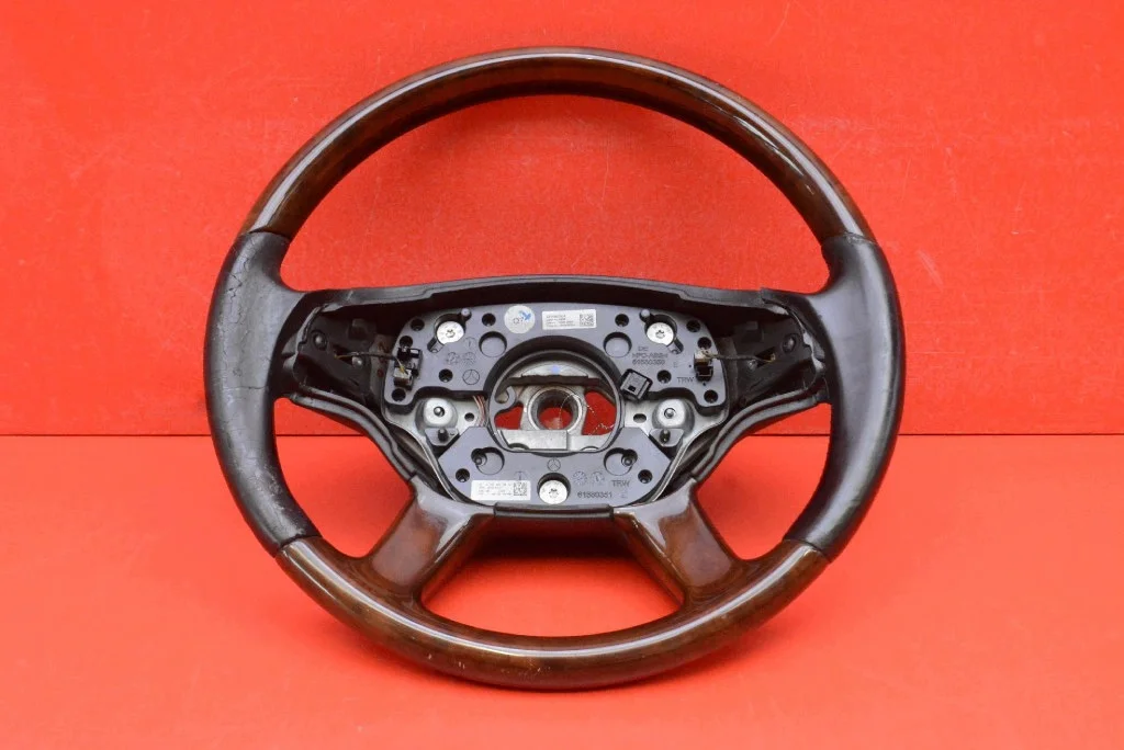 MERCEDES S-KLASA W221 Läderratt Paddlar