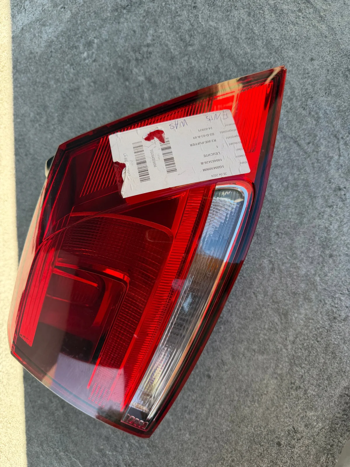 VW Golf MK7 Achterlicht Rechts 5G0945096M