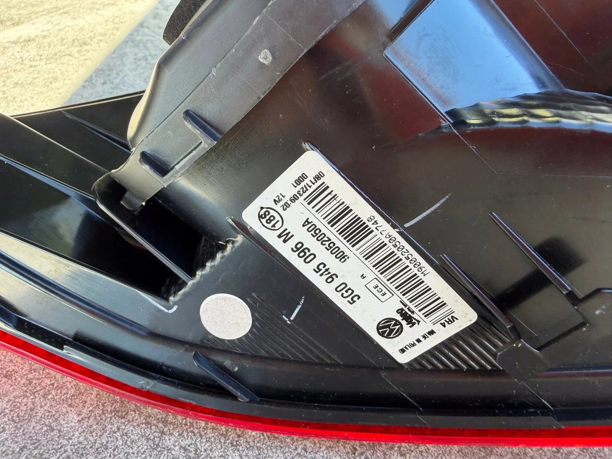 VW Golf MK7 Achterlicht Rechts 5G0945096M image 8