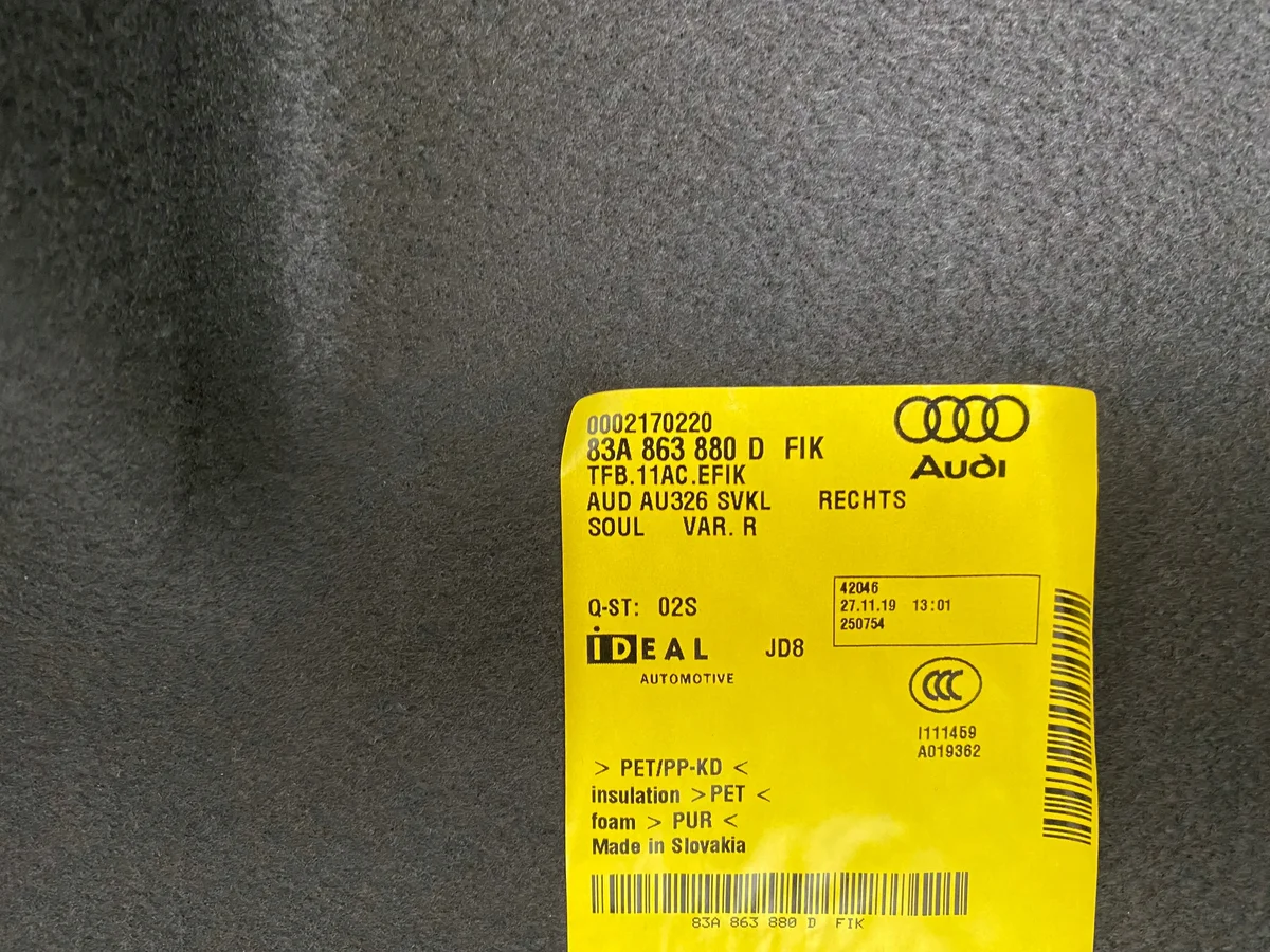Audi Q3 83A 2018- Interior Porta-malas image 4