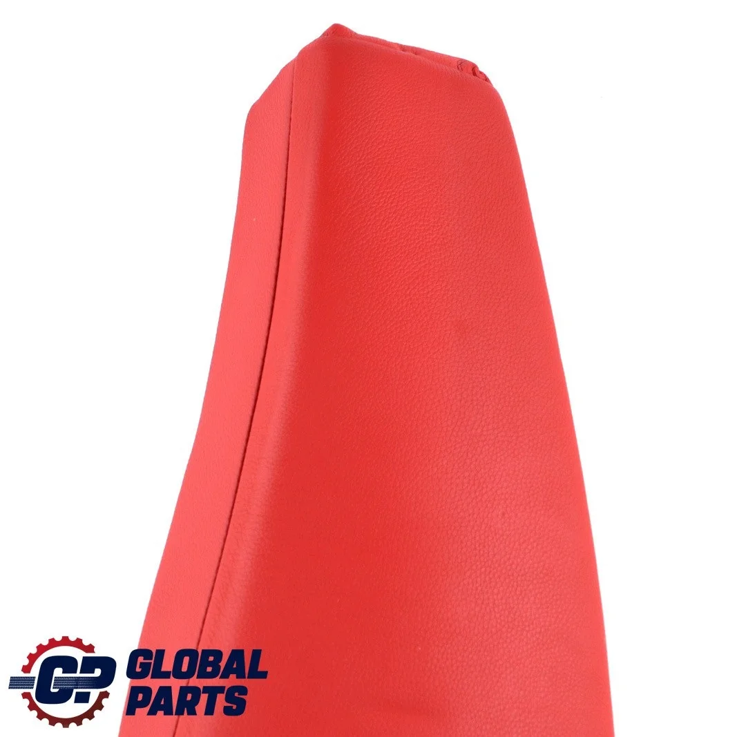 BMW E92 Red Leather Rear Seat Panel Used image 3