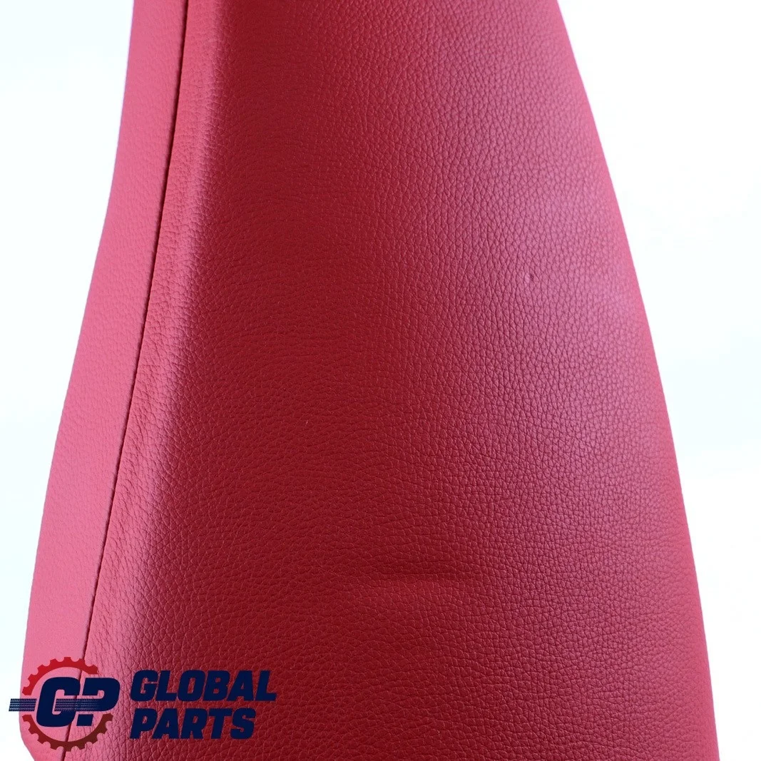 BMW E92 Red Leather Rear Seat Panel Used image 5