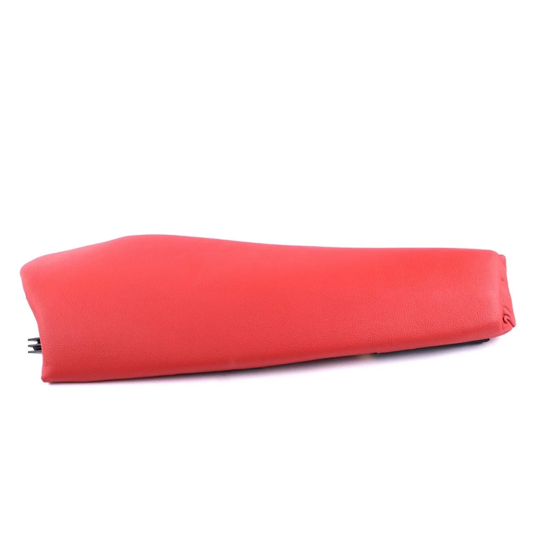 BMW E92 Red Leather Rear Seat Panel Used image 9