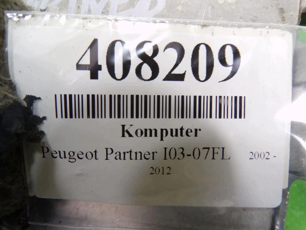 Steuergerät Motor Peugeot Partner 1.4 75KM image 6