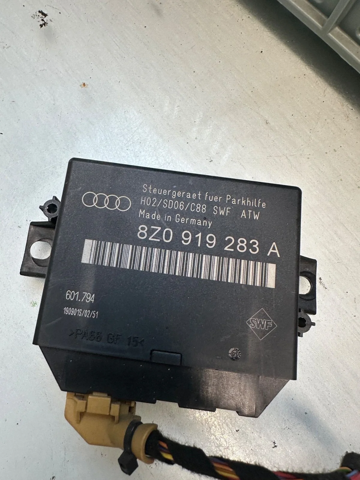 Module PDC Audi A4 S4 B6 8E 8H 8Z0919283A