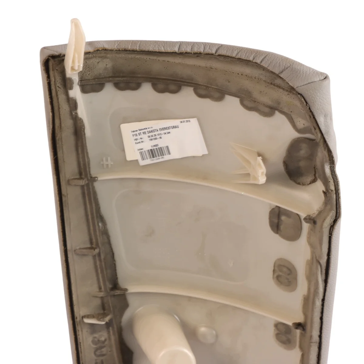 BMW F10 Sitz Seitenverkleidung Grau Leder image 10
