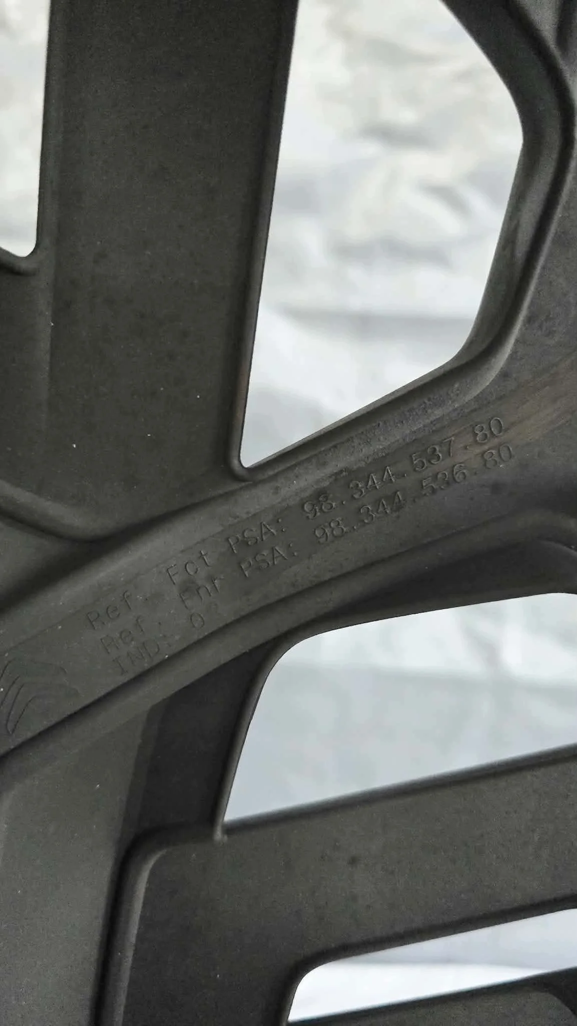 Radkappe 18" Citroen C4 III 9834453780 image 6