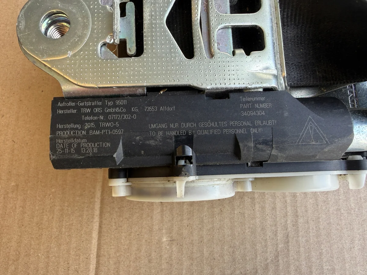 Audi A6 A7 C7 Pretensor Derecho Delantero image 10