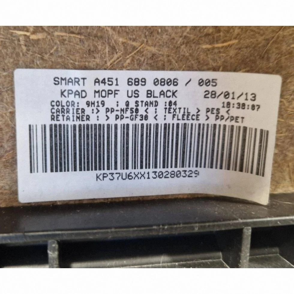 Smart ForTwo II A4516890806 - Cache sous volant image 6