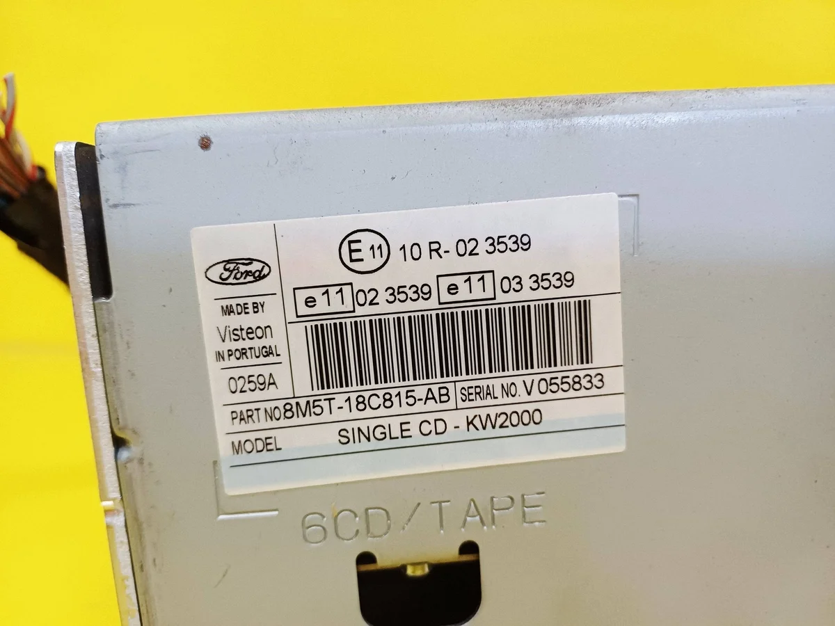 Radio CD Ford Focus MK2 8M5T-18C815-AB DRC126885 image 7