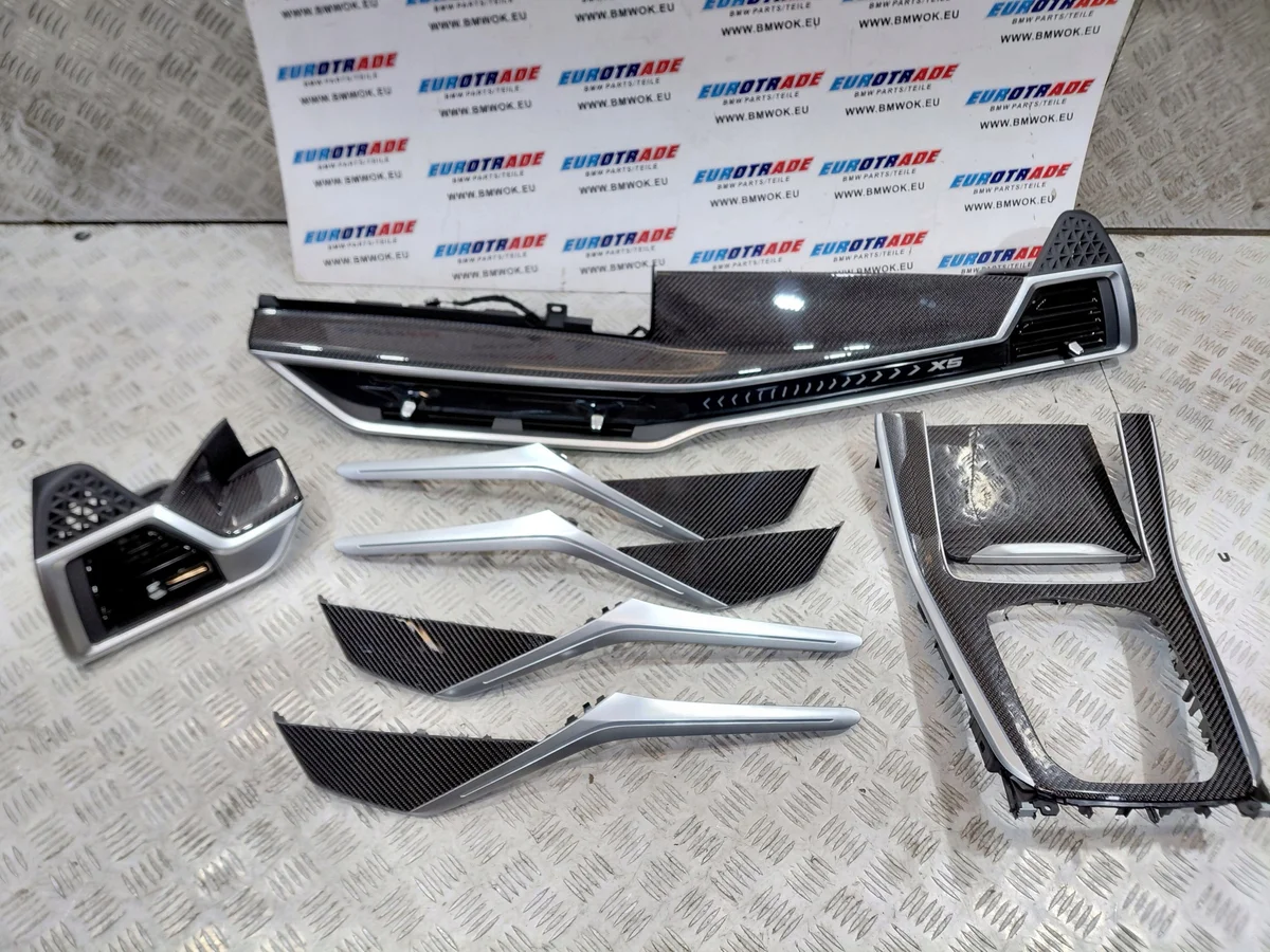 BMW X5 G05 LCI F95 LCI Garnitures Intérieures Carbone