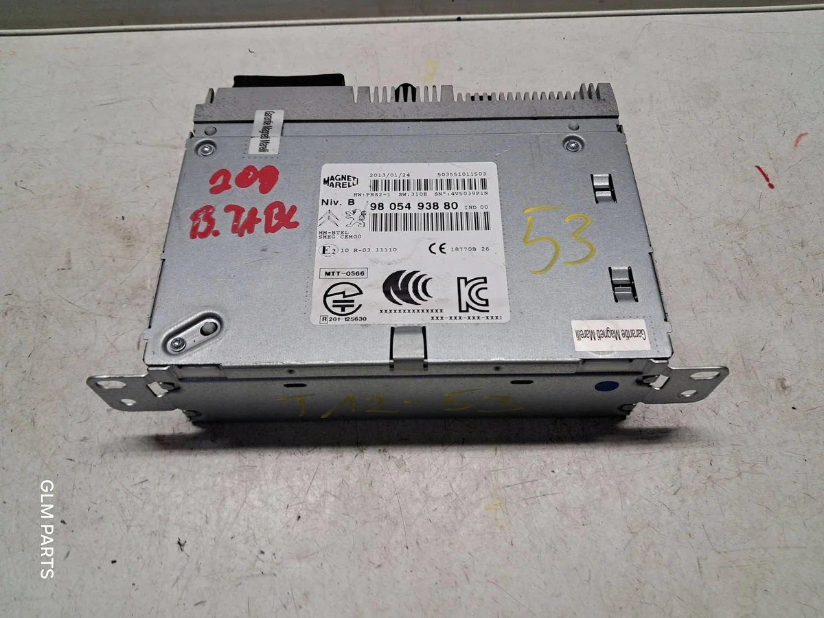 Radio Navigazione Peugeot 208 I 9805493880