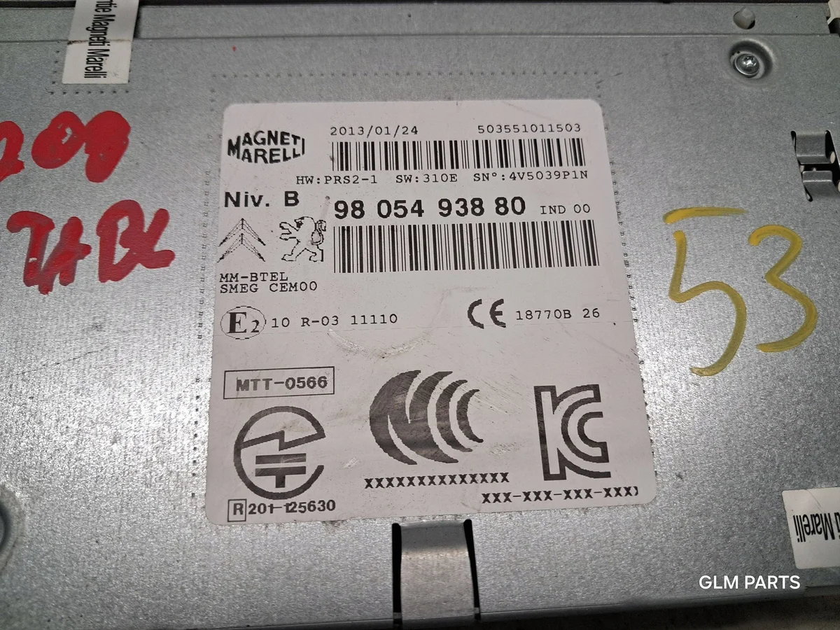 Radio Navigation Peugeot 208 I 9805493880 image 3