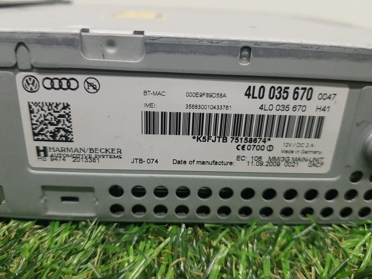 Radio Audi Q7 4L0035670 Gebruikt image 3