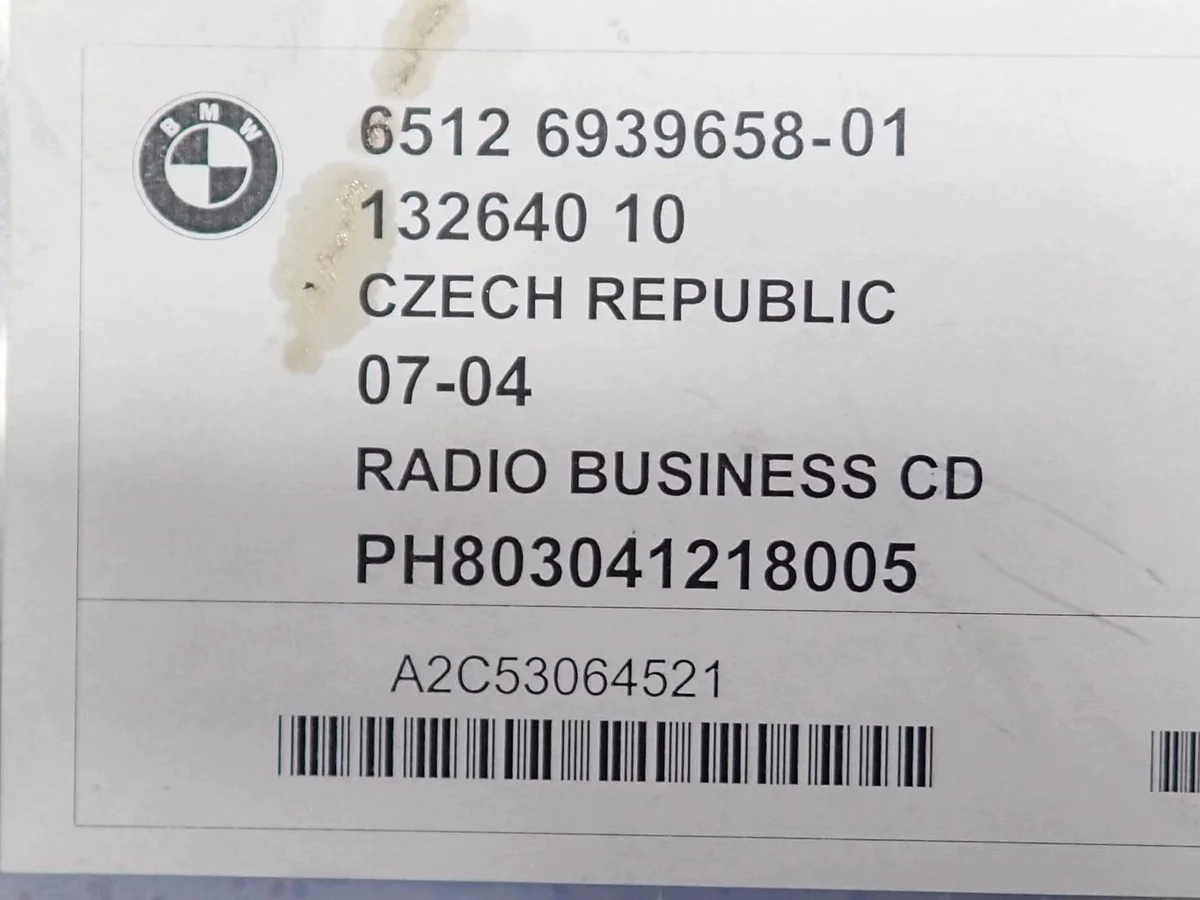 Rádio CD BMW Z4 E85 6939658 Usado image 7