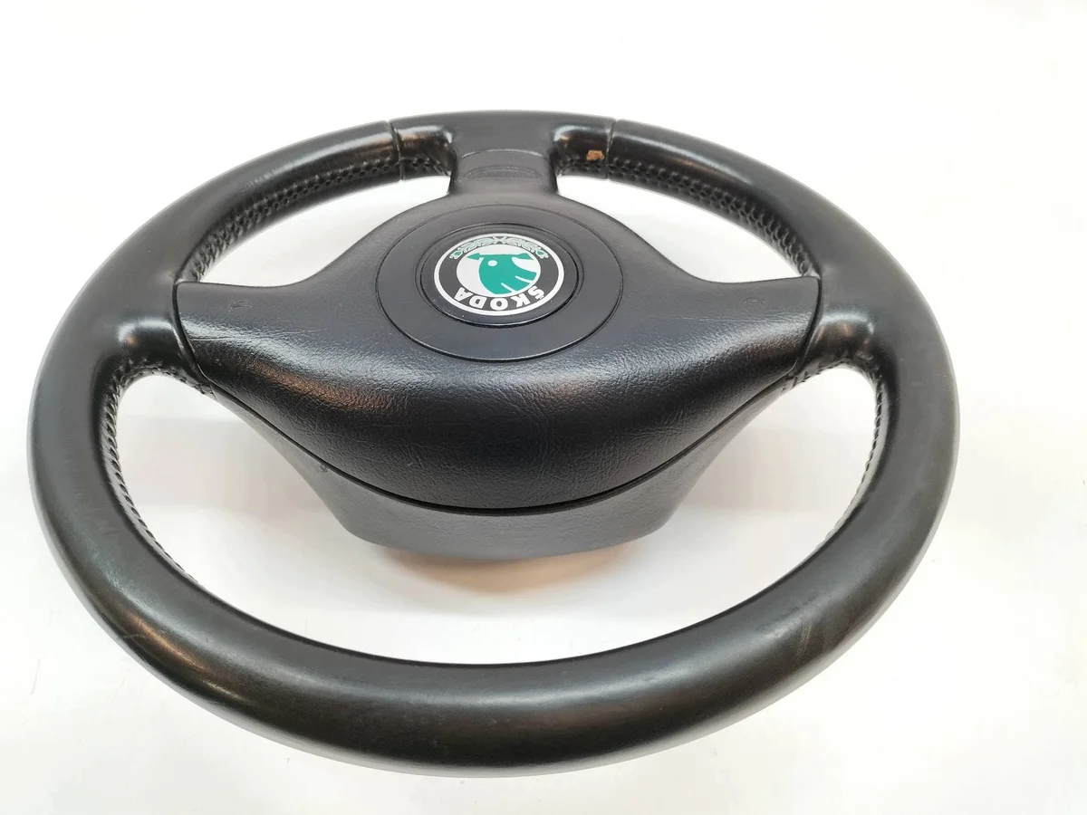 Lederlenkrad Skoda Fabia I (1999-2007) gebraucht image 3