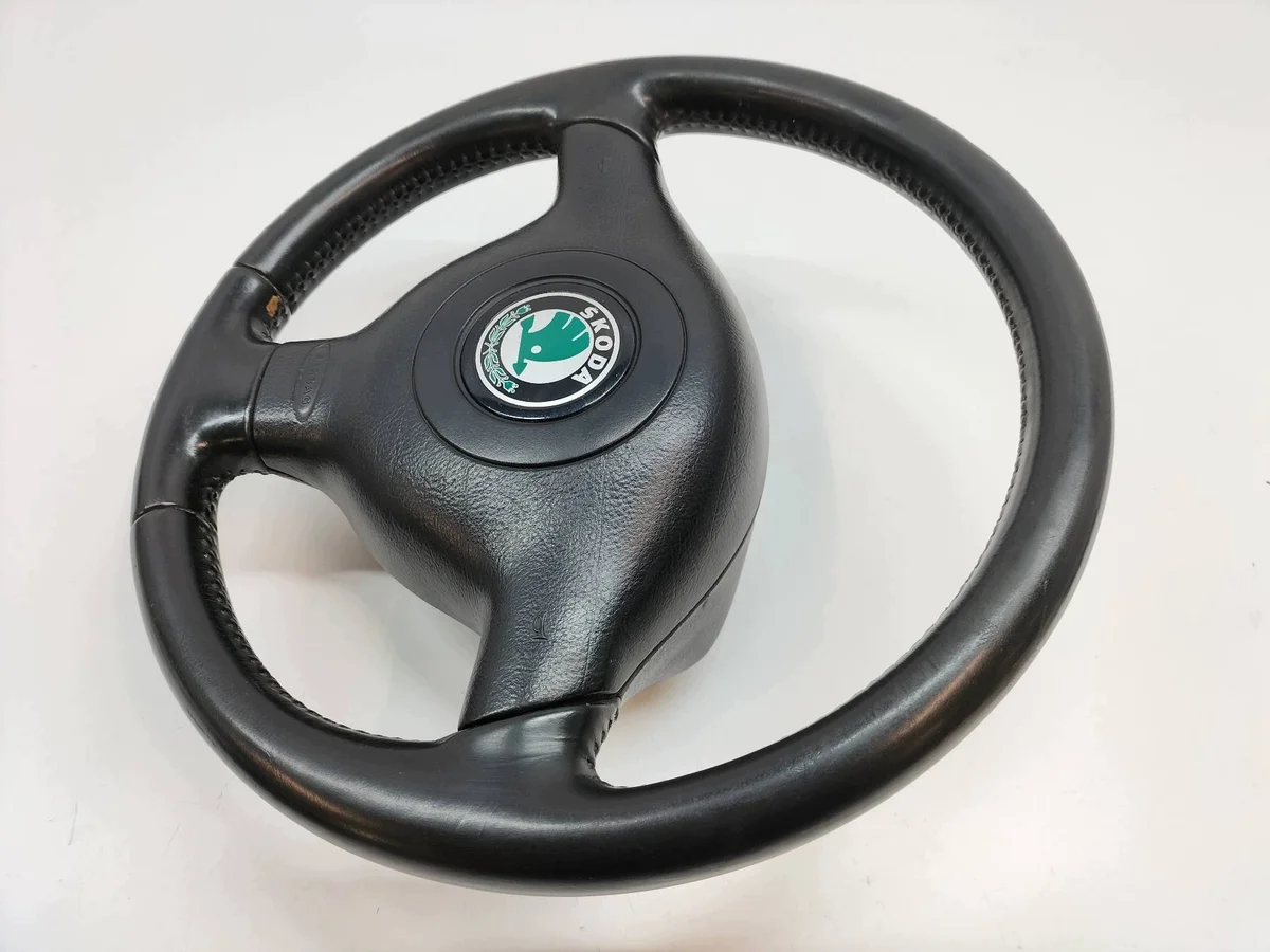 Lederlenkrad Skoda Fabia I (1999-2007) gebraucht image 4