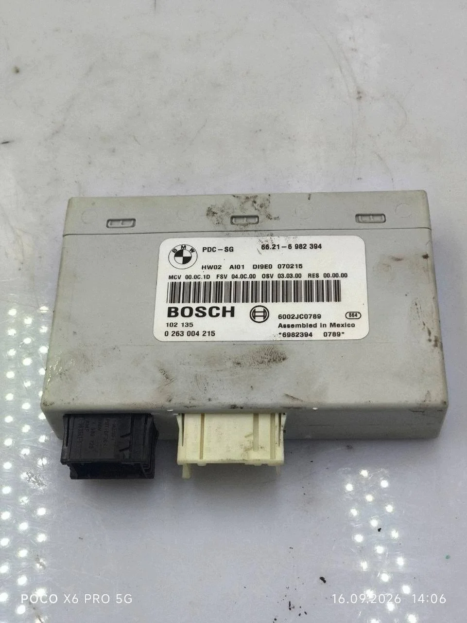 PDC-moduuli BMW 3 E90 E91 66216982394