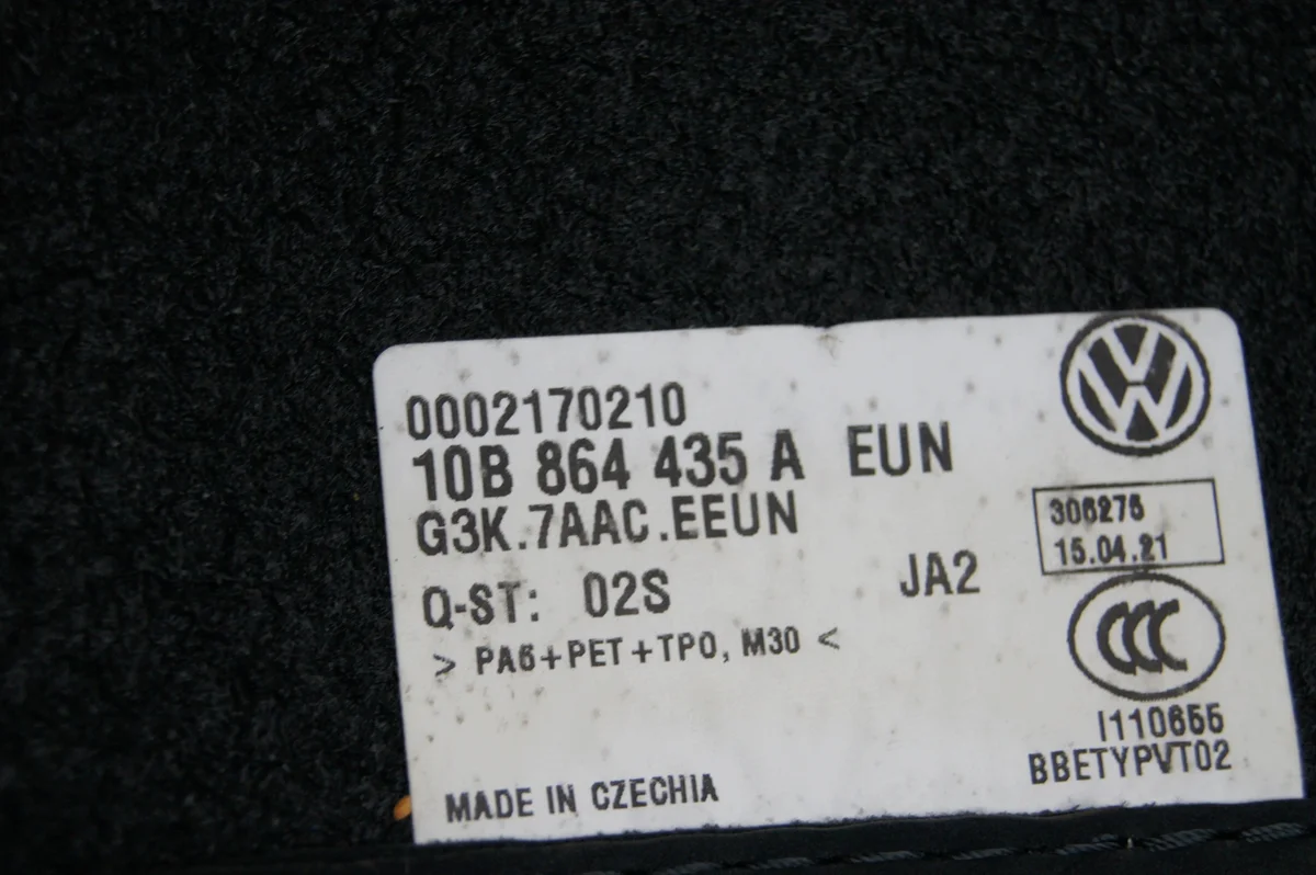 Tapis VW ID3 ID.3 PRO HB 5d Avant Arrière image 10