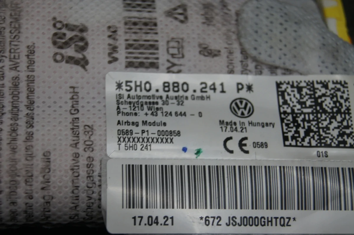 VW ID.3 Airbag Fahrerseite Links Gebraucht image 5