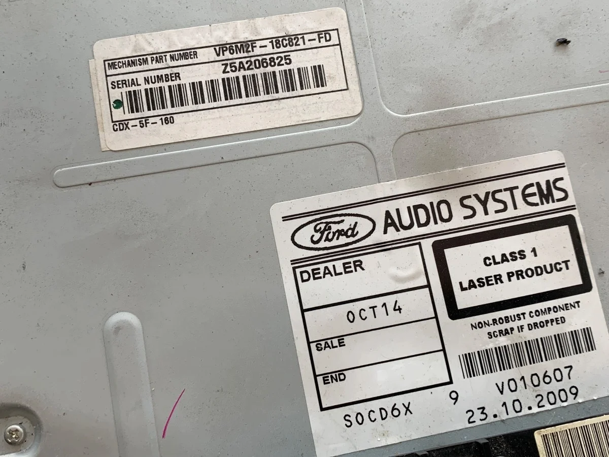 Used Ford S-MAX Radio VP6M2F-18C821-FD image 3