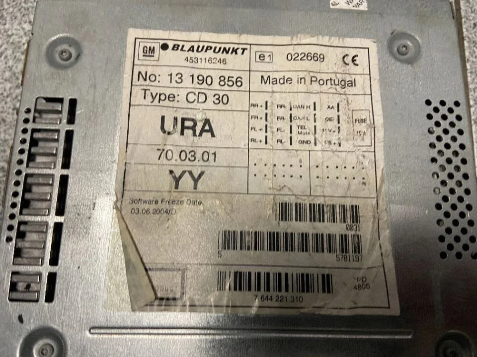 Multimedia-Radio Opel Astra H 13208194 image 4