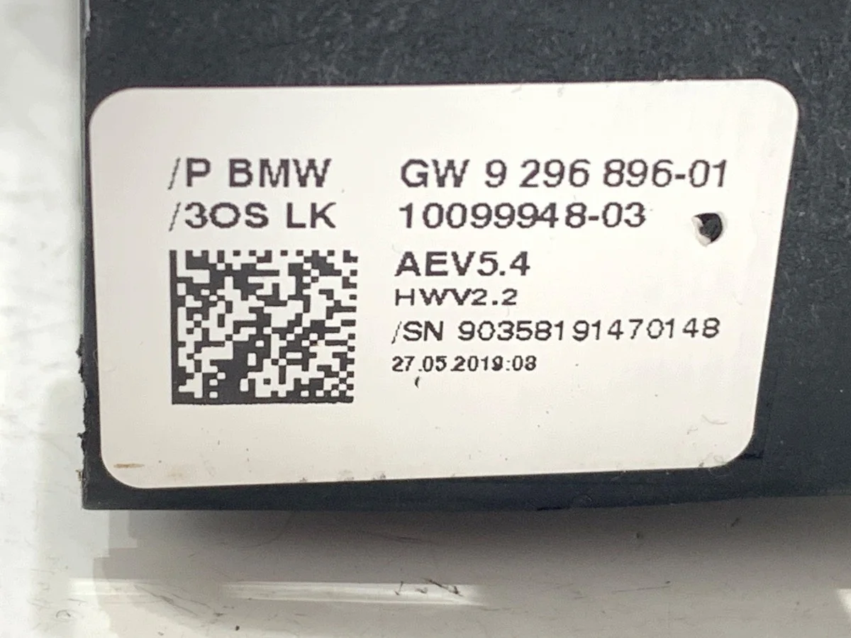 Schalthebel BMW F20 9296896 gebraucht image 7