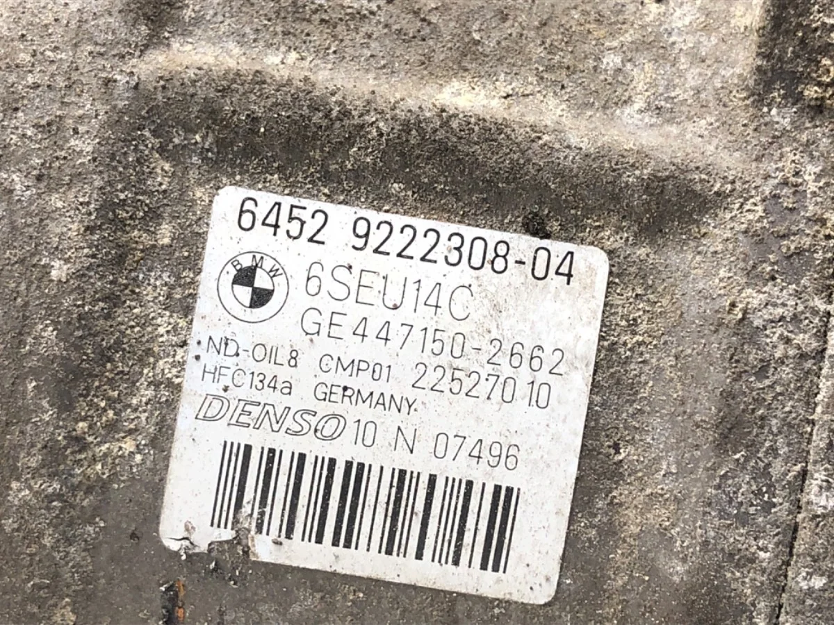Compresor A/C BMW F20 9222308 Usado image 4