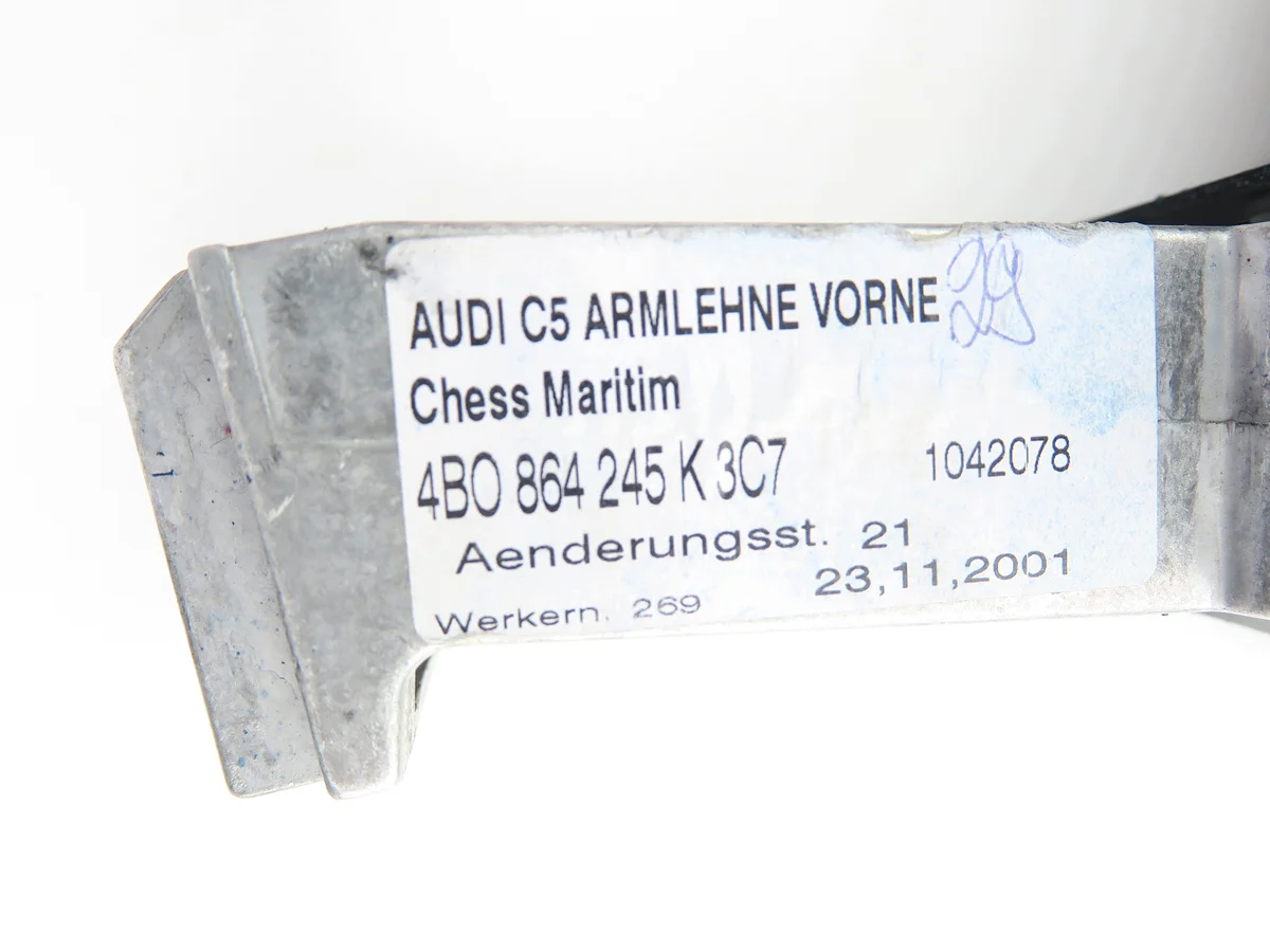 Apoyabrazos Audi A6 C5 Granate 4B0864245K1 image 3