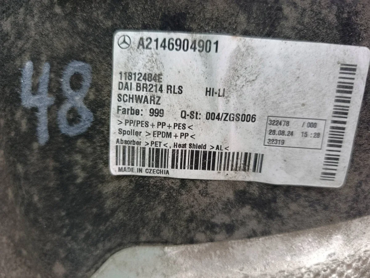 Radhausschale links hinten Mercedes E W214 image 9