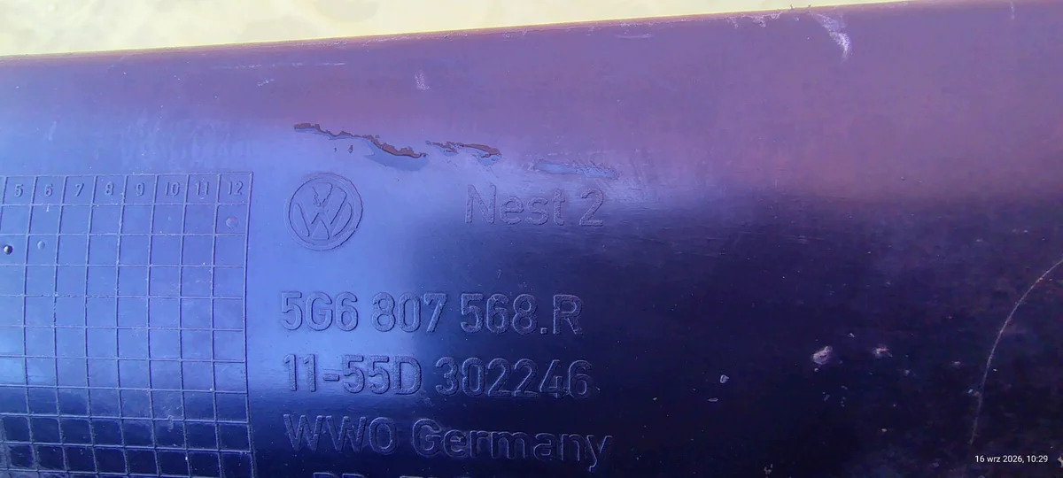 VW Golf 7 Spoiler Achterbumper Gebruikt image 3