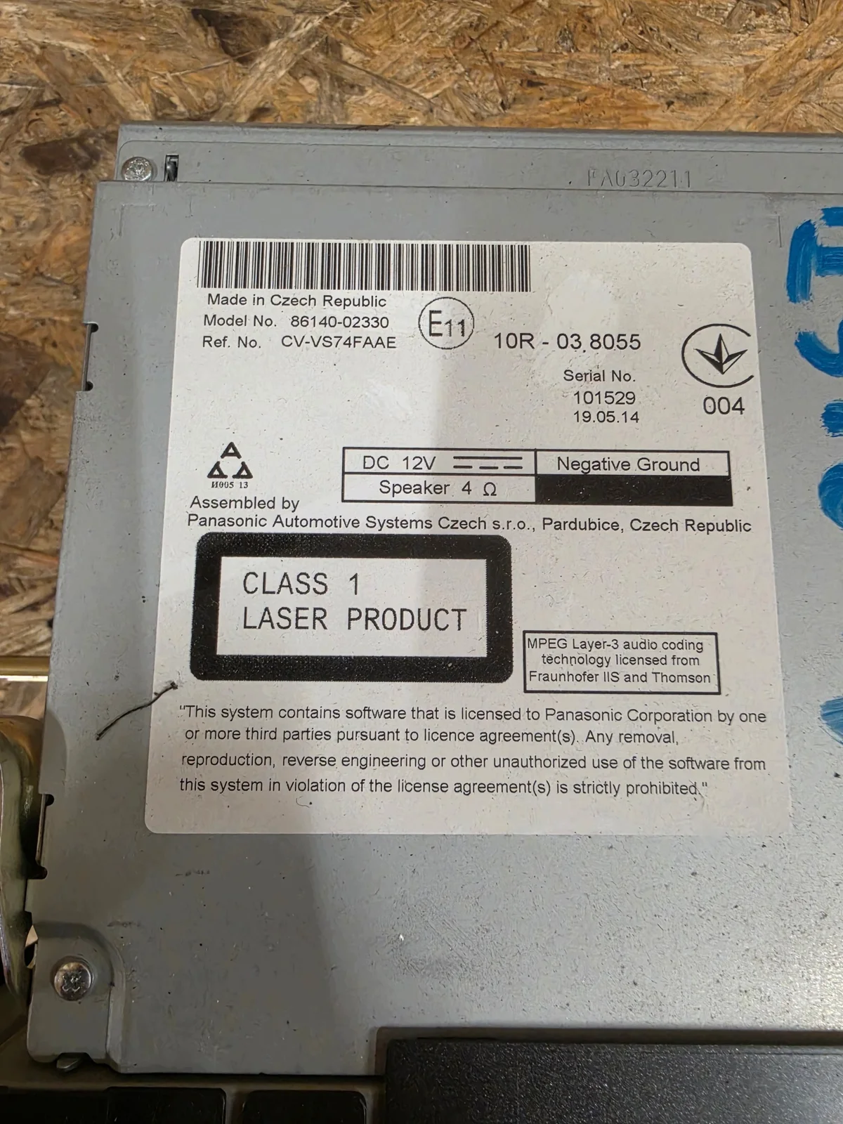 Toyota Auris II 12-15 Radio Navigationsmodul image 4