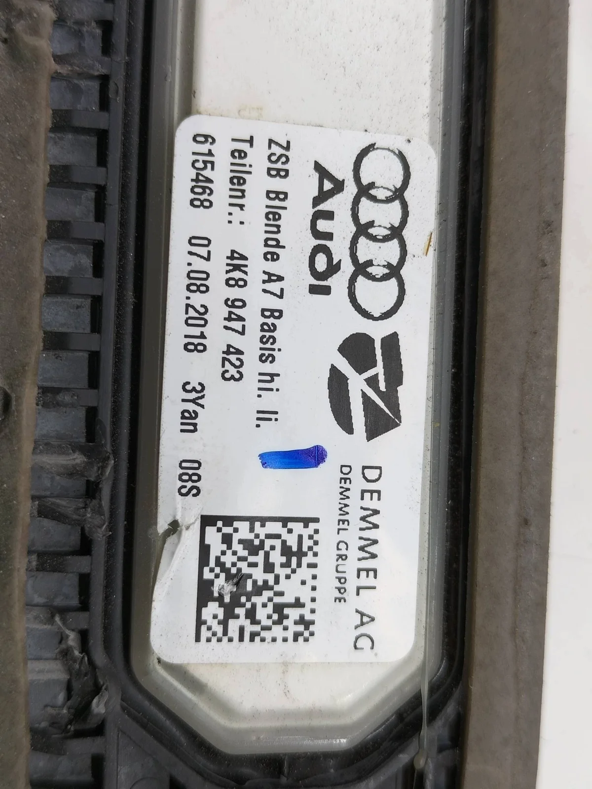 Schwellerleiste LED links hinten Audi A7 II C8 image 3