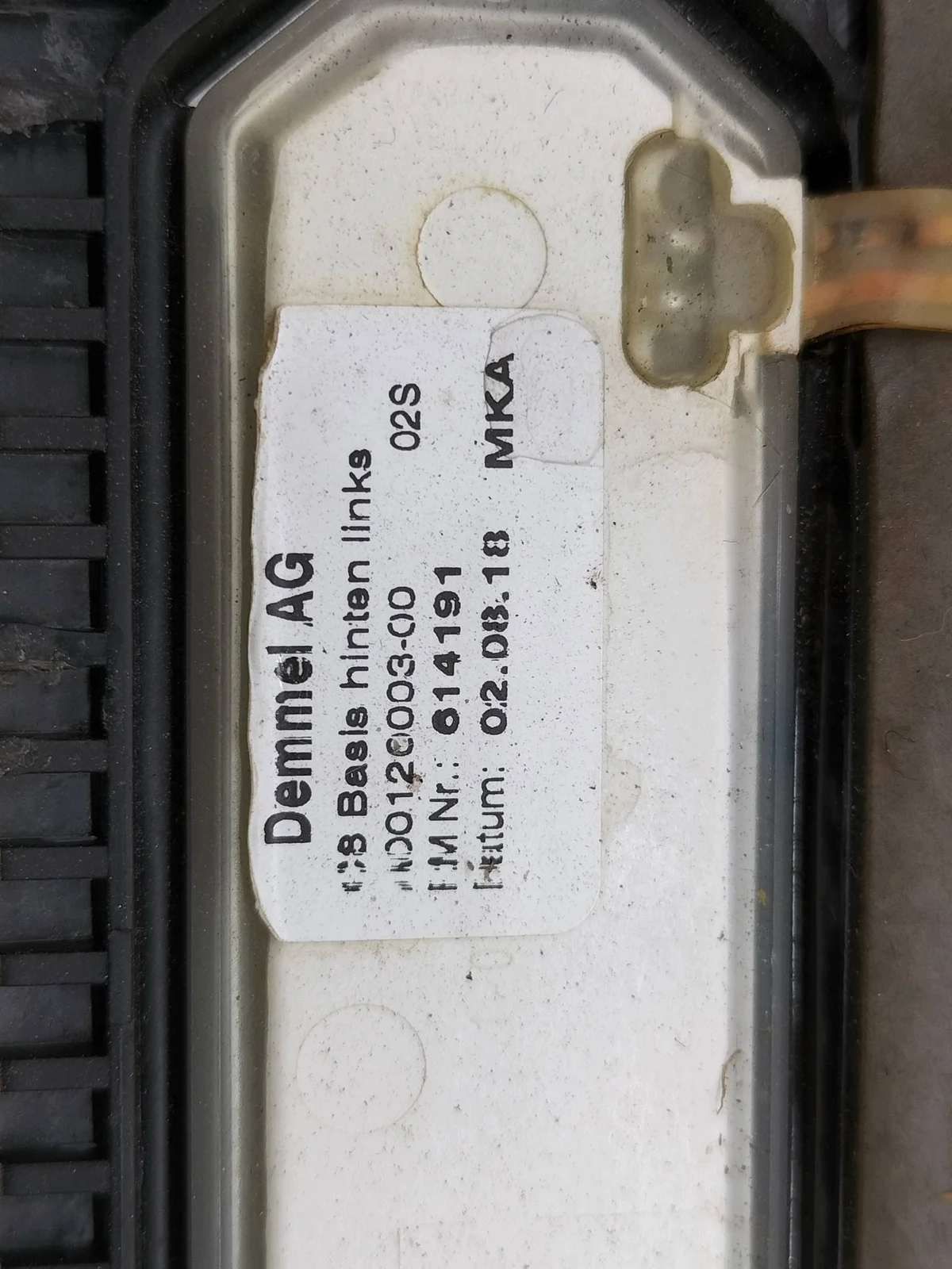 Schwellerleiste LED links hinten Audi A7 II C8 image 4