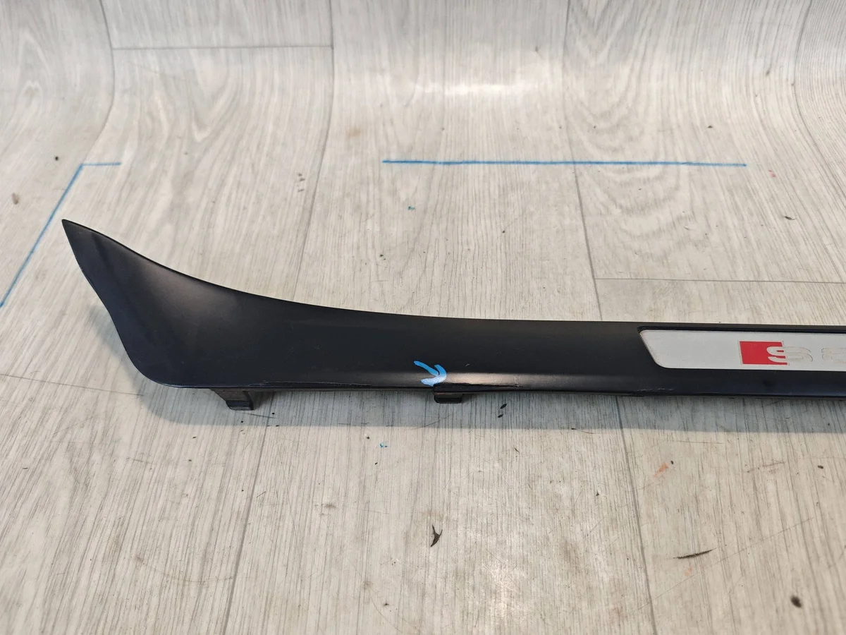 Audi A8 D3 S-Line Schwellerleiste rechts hinten image 6