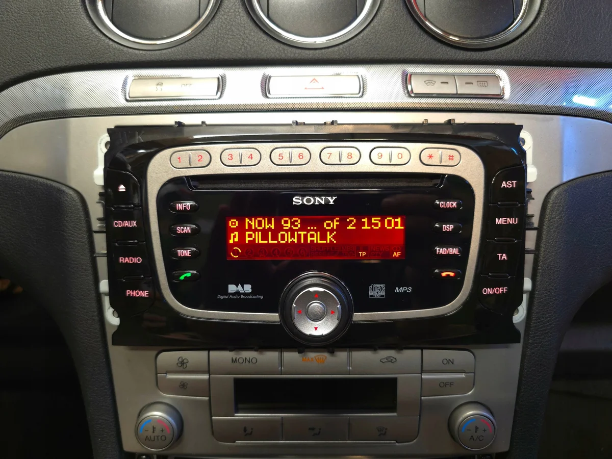 Radio Sony DAB MP3 Ford Galaxy S-Max image 3