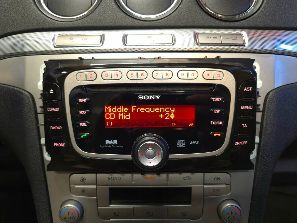 Radio Sony DAB MP3 Ford Galaxy S-Max image 5