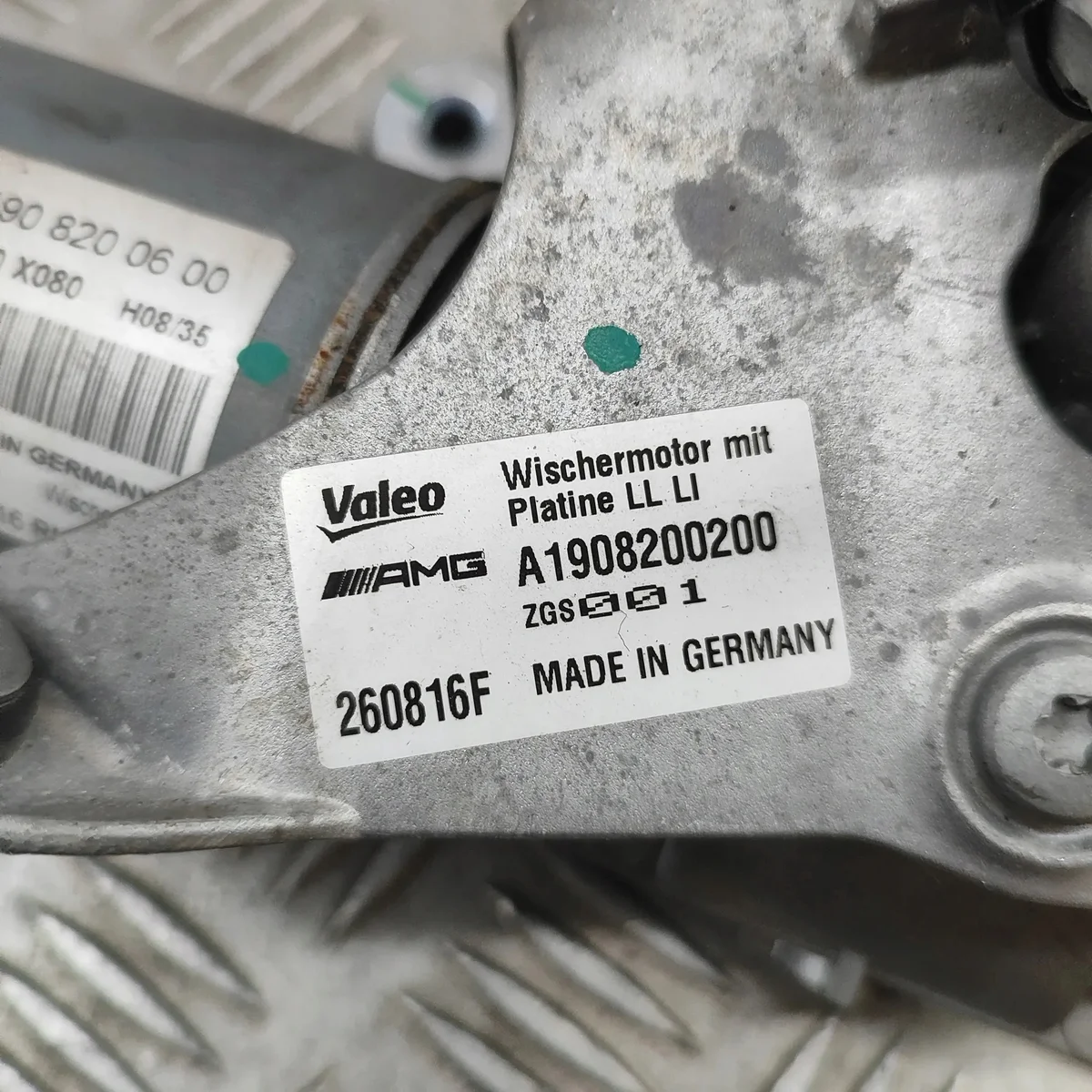 Motor limpiaparabrisas Mercedes-Benz AMG GT A1908200600 image 6