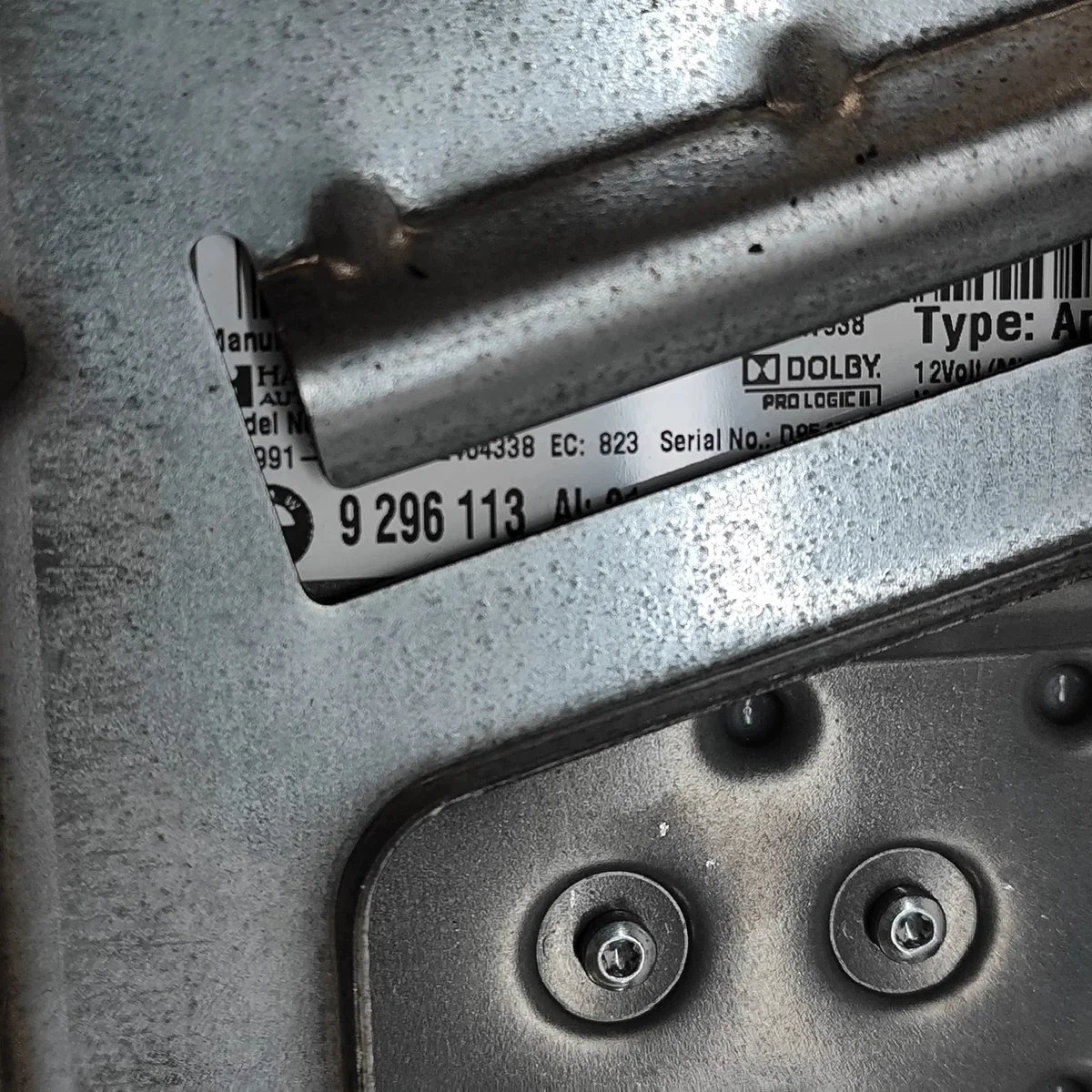 Amplificatore BMW 6 Cabrio F12 9296113 image 7